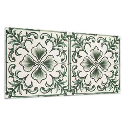 Obkladový panel na stenu Vzor s listami a srdiečkami