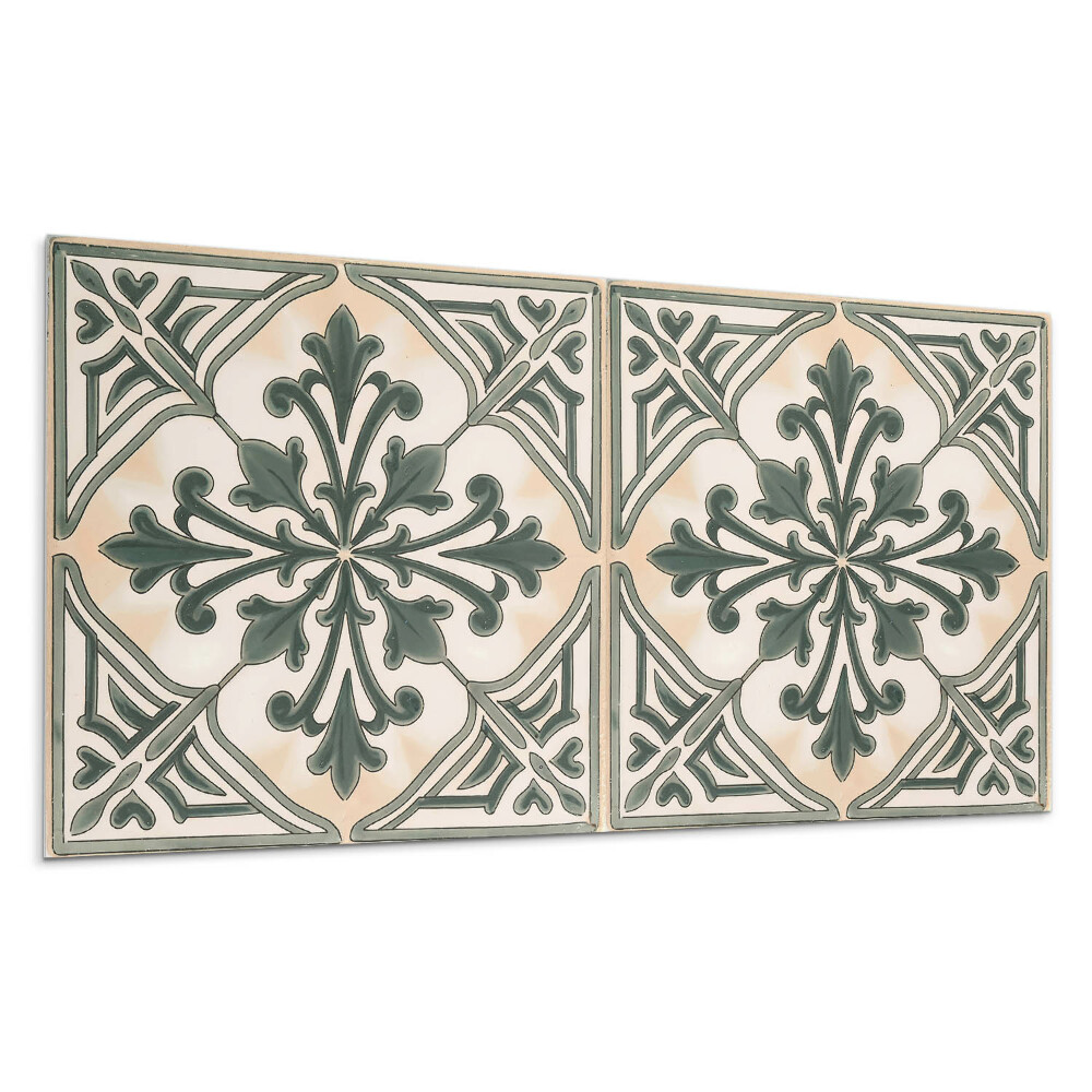 Pvc panel na stenu Rastlinný vzor v štvorci