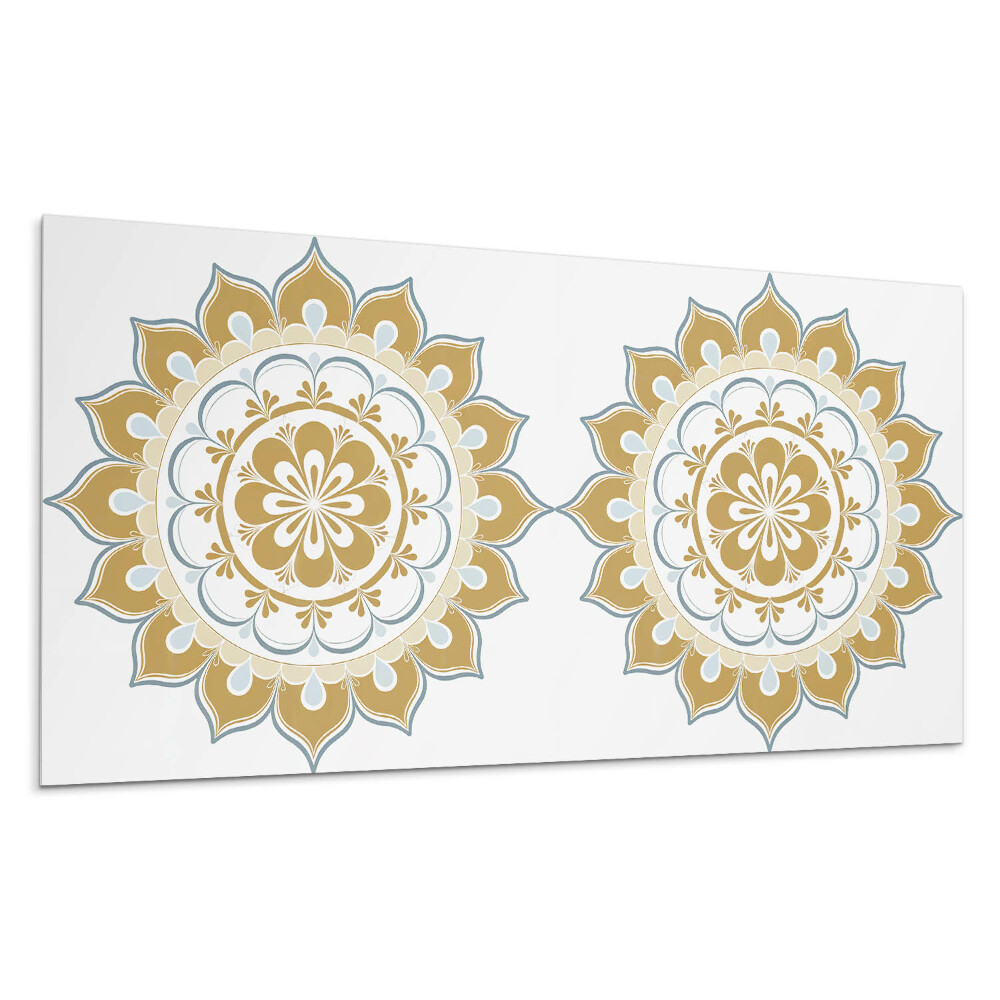 Stenový panel Kvetinový vzor mandaly