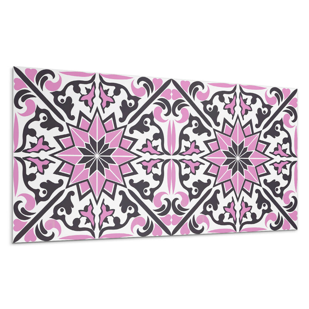 Stenový panel Kvetinový vzor s ornamentami