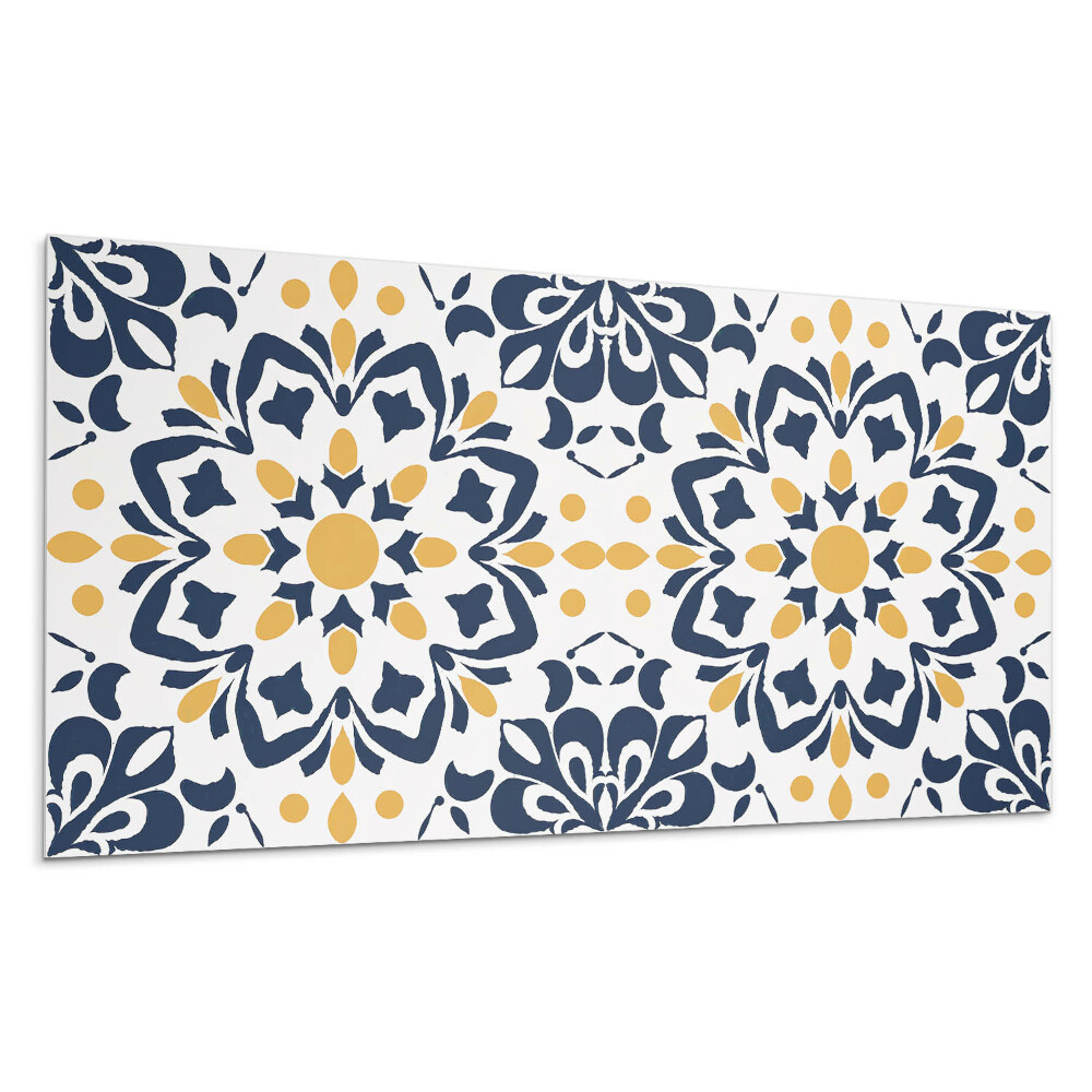 Stenový panel Kvetinový vzor mandaly