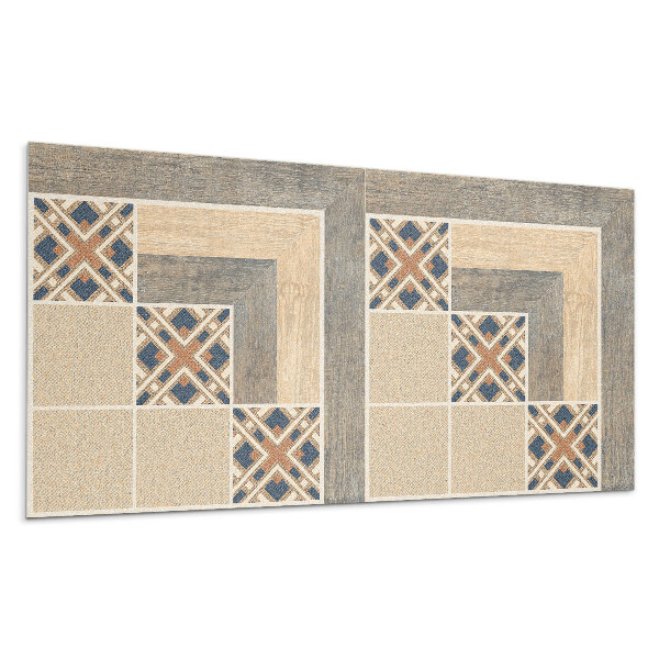 Obkladový panel na stenu Geometrické vzory na dlaždiciach