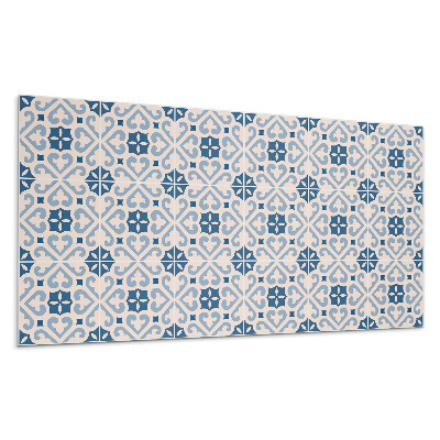 Pvc panel na stenu Vzor s ornamentami na dlaždiciach