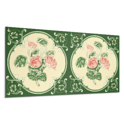 Obkladový panel na stenu Kvetinový vzor s listami