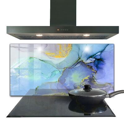 Moderny obklad do kuchyne Energetická modrá abstrakcia