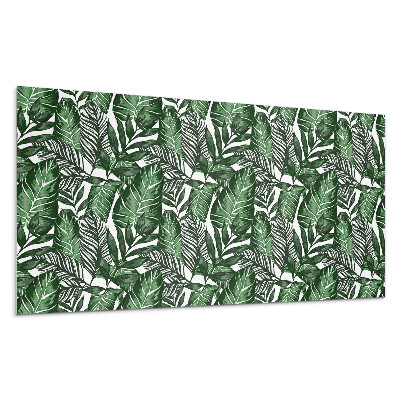 Stenový panel Tropické listy vo vzore