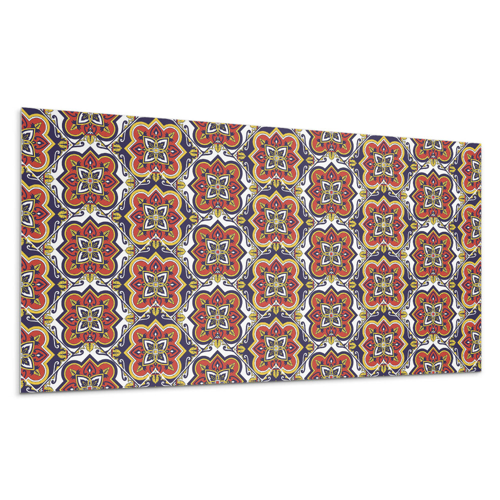 Pvc panel na stenu Kvetinový vzor s ornamentami