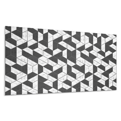 Nástenný panel PVC 3D geometrický vzor