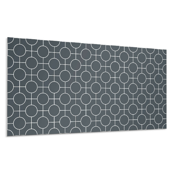 Obkladový panel na stenu Geometrický vzor kruhov a čiar