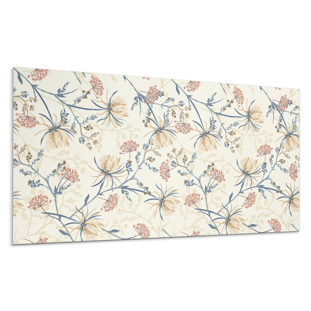 Pvc panel na stenu Kvetinový vzor na pozadí