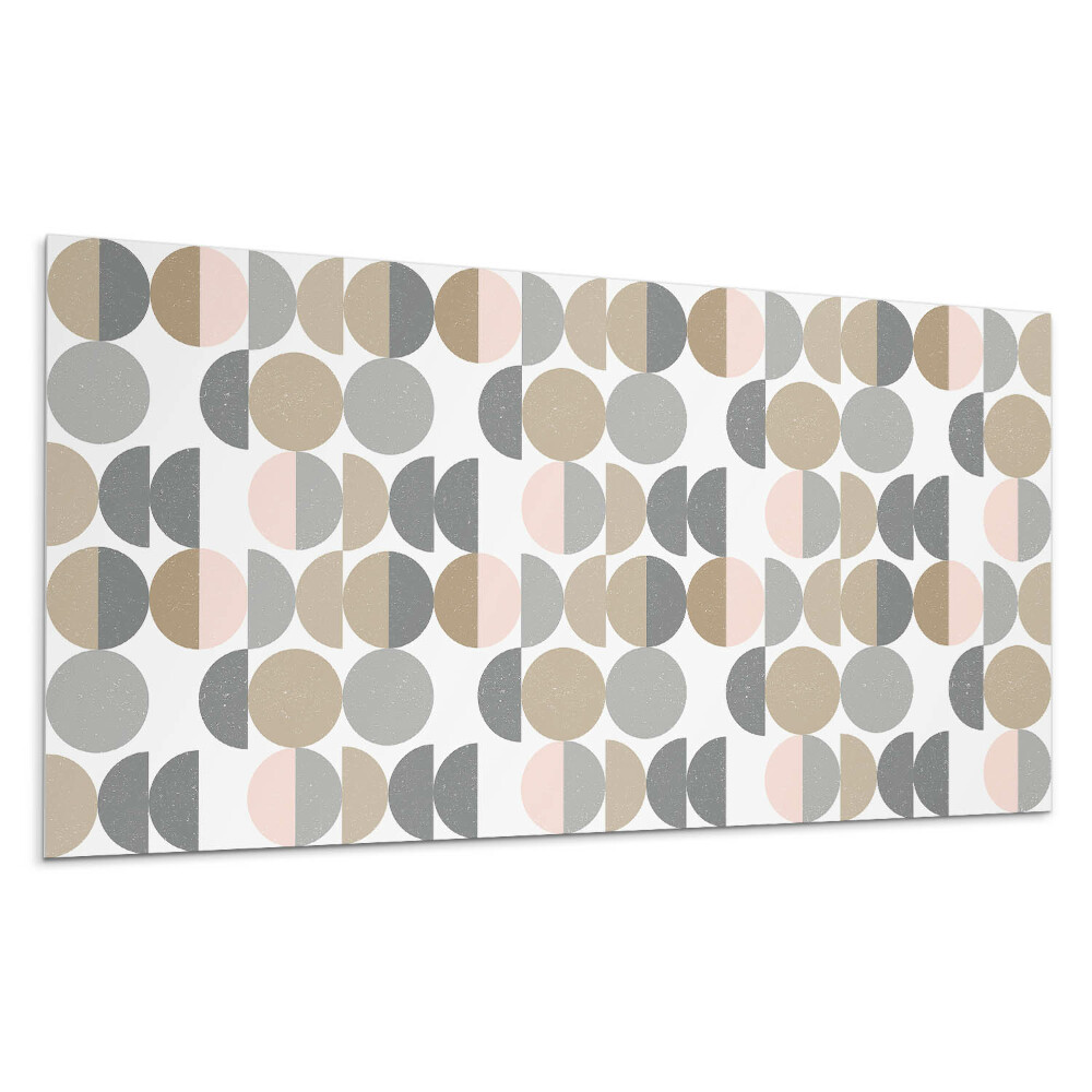 Stenový panel Geometria kruhov a polkruhov