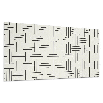 Pvc panel na stenu Geometrický kockovaný vzor