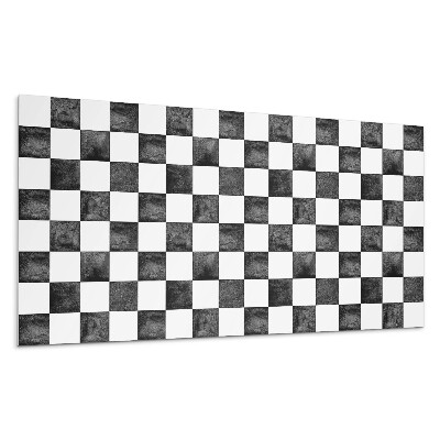 Panel na stenu Textúrovaný šachovnicový vzor