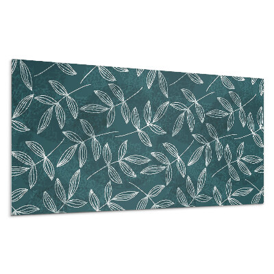 Stenový panel Listy na textúrovanom pozadí