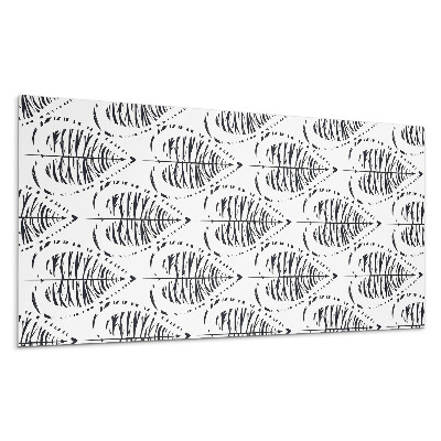Pvc panel na stenu Rytmický listový vzor