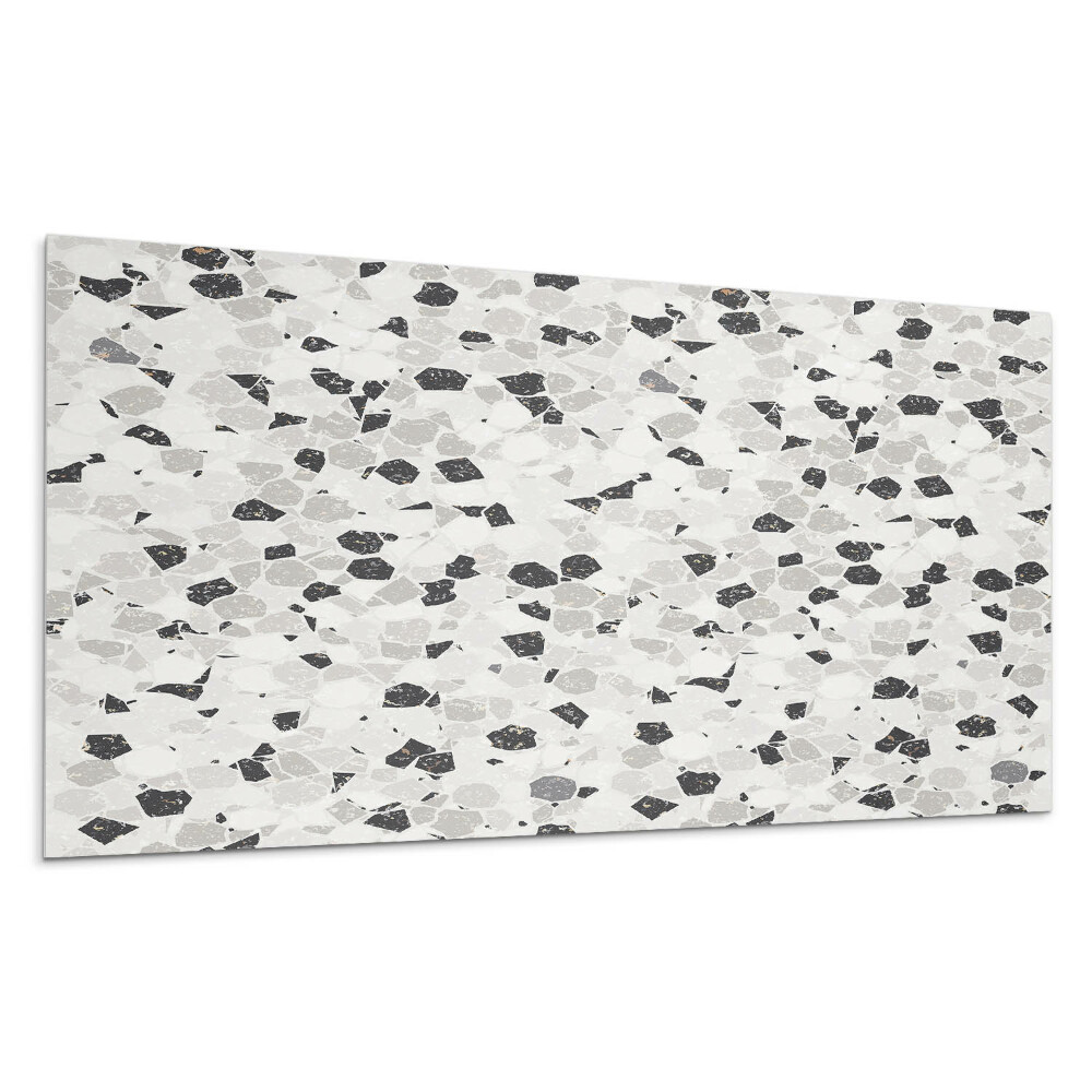 Stenový panel Terakotový vzor s kameňmi