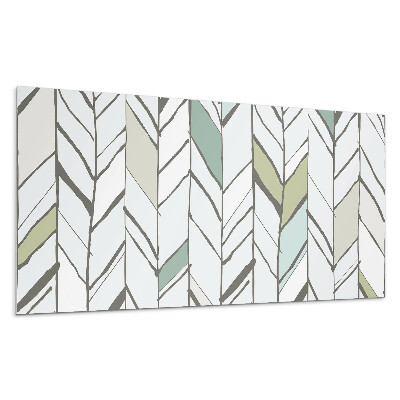 Panel na stenu Vzor pruhovaných listov