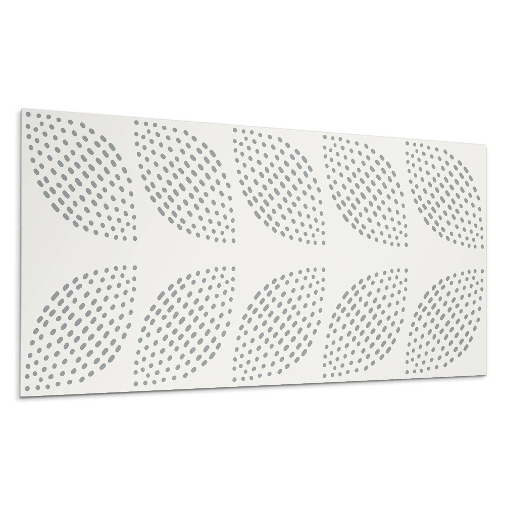 Nástenný panel PVC Vzor listov s bodkami