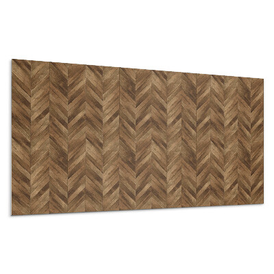 Stenový panel Vzor rybej kosti na doske