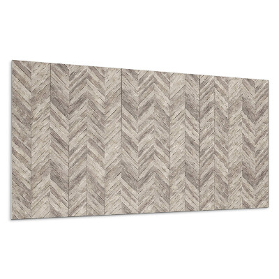 Panel na stenu Vzor rybej kosti na doske