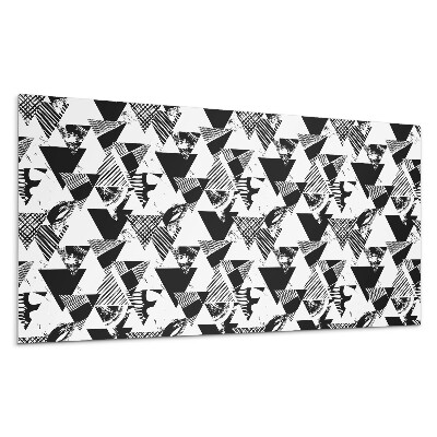 Stenový panel Trojuholníková geometria vo vzore