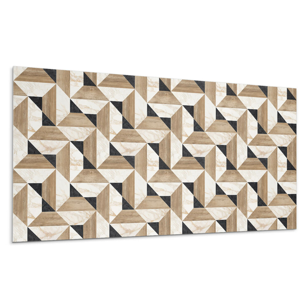 Nástenný panel PVC Geometrický vzor dlaždíc