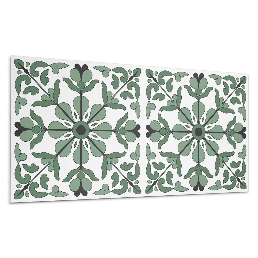 Stenový panel Rastlinný vzor so symetriou