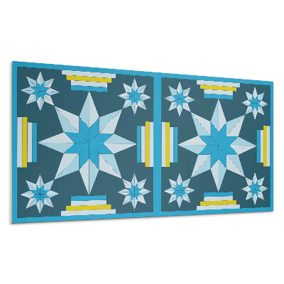 Stenový panel Geometrické hviezdy v aranžmáne