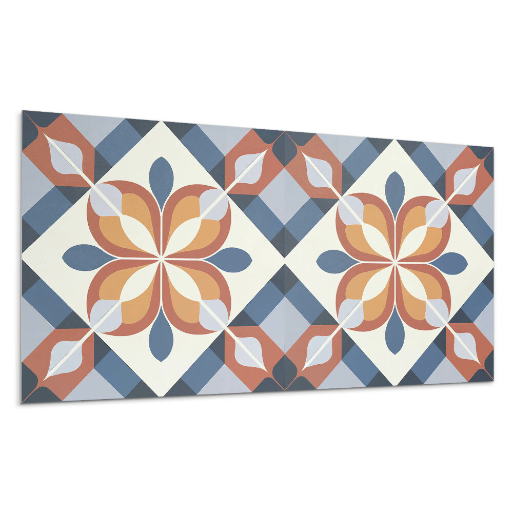 Panel na stenu Geometrický kvetinový vzor