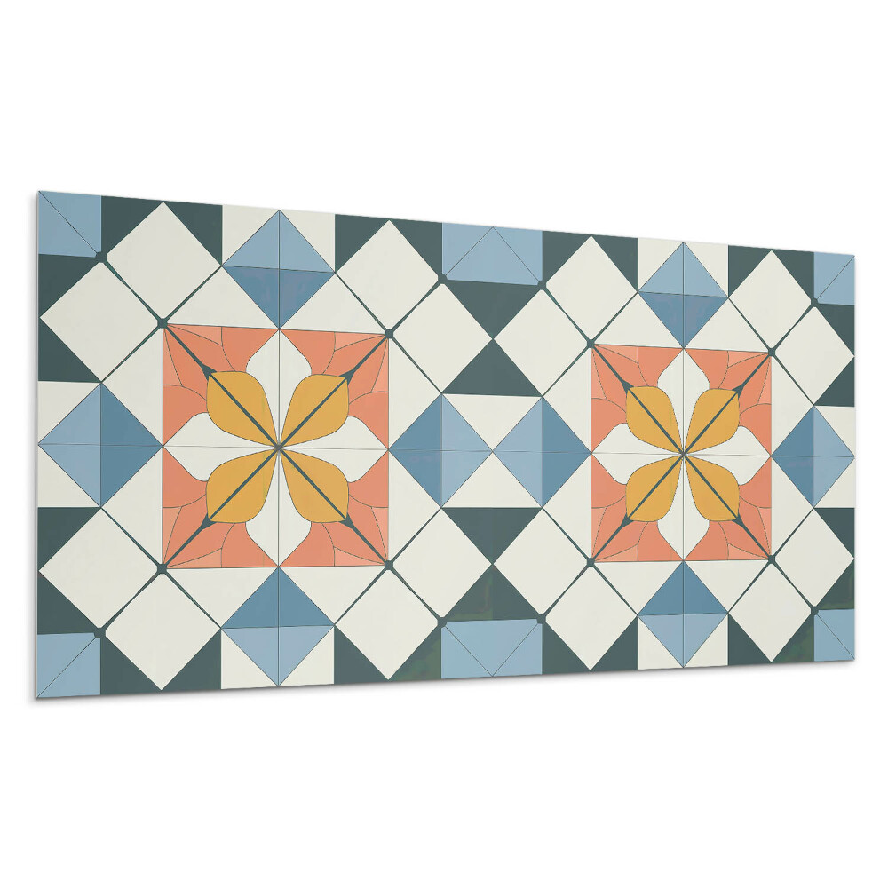 Pvc panel na stenu Geometrický kvetinový vzor