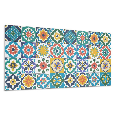 Pvc panel na stenu Kvetinové a geometrické vzory