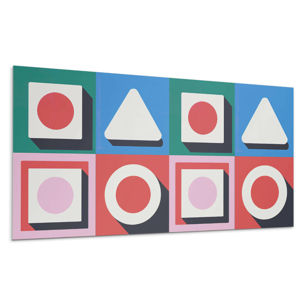 Stenový panel Geometria s tieňmi