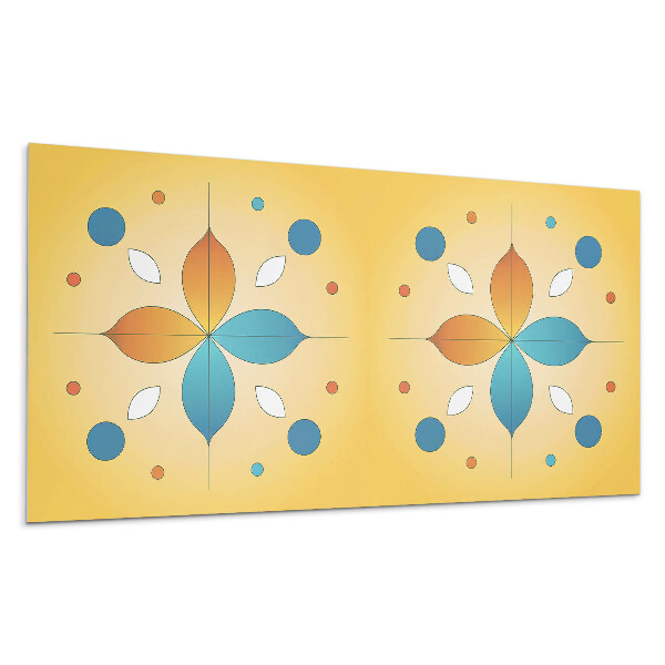 Pvc panel na stenu Geometrický kvetinový vzor
