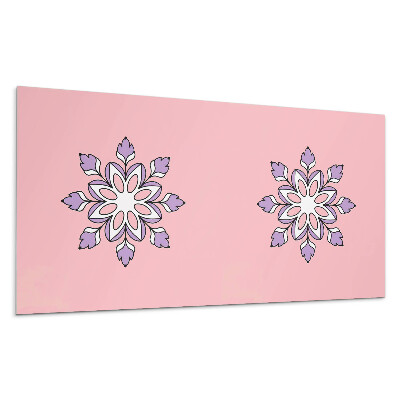 Stenový panel Kvetinový vzor mandaly