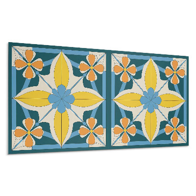 Pvc panel na stenu Kvetinový geometrický vzor
