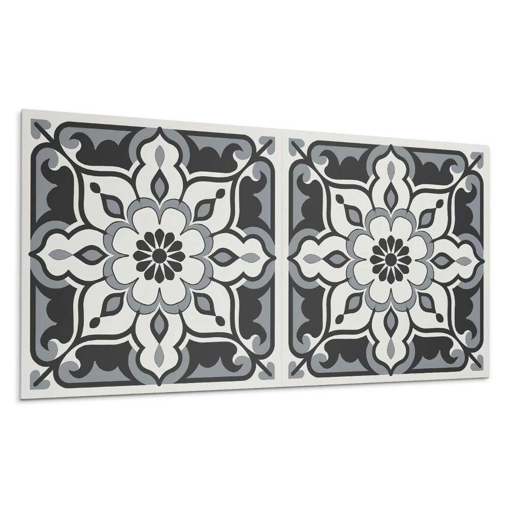 Nástenný panel PVC Kvetinový vzor s ornamentami