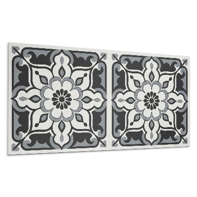 Pvc panel na stenu Kvetinový vzor s ornamentami