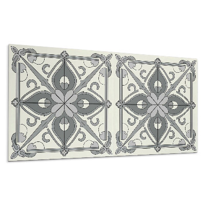 Stenový panel Kvetinový vzor so symetriou