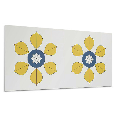 Stenový panel Kvetinový vzor s listami