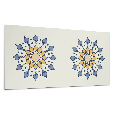 Nástenný panel PVC Mandala s kvetinovými vzormi