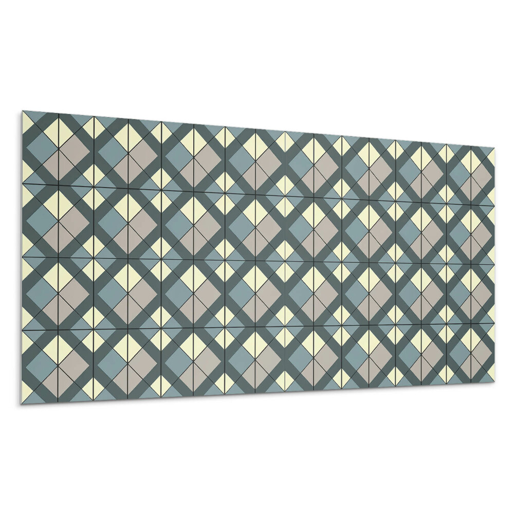 Nástenný panel PVC Geometrický kockovaný vzor