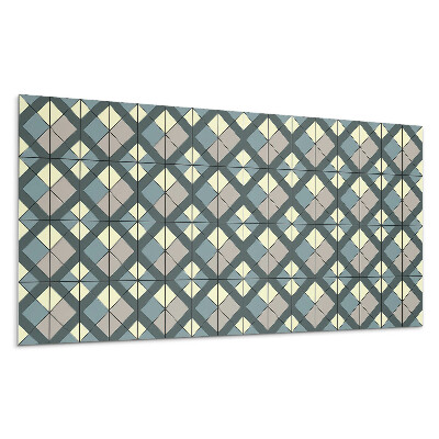 Nástenný panel PVC Geometrický kockovaný vzor