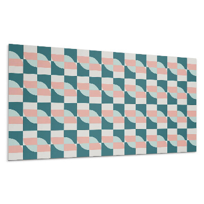 Stenový panel Geometrický kockovaný vzor