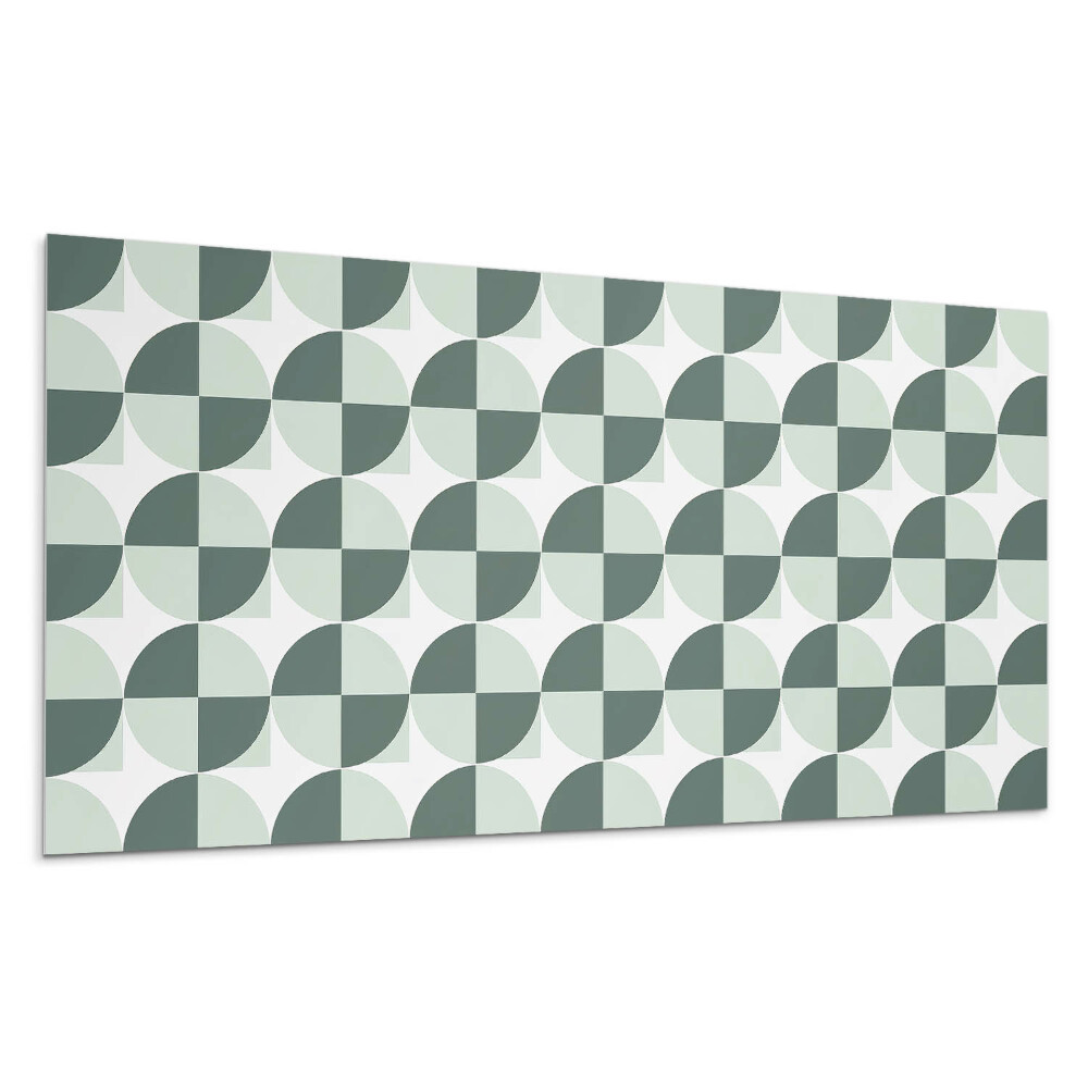 Nástenný panel PVC Geometria kruhov a štvorcov