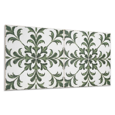 Panel na stenu Rastlinný motív na dlaždici