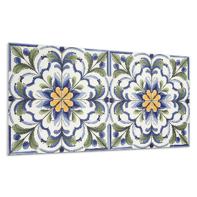 Stenový panel Keramický kvetinový vzor