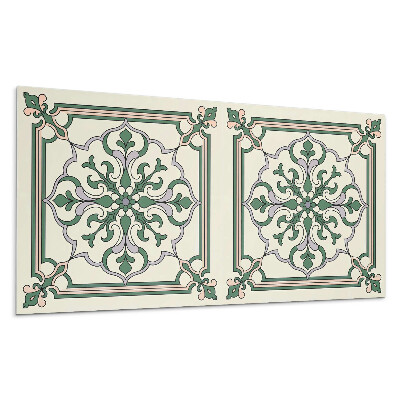 Nástenný panel PVC Kvetinový vzor s ornamentami