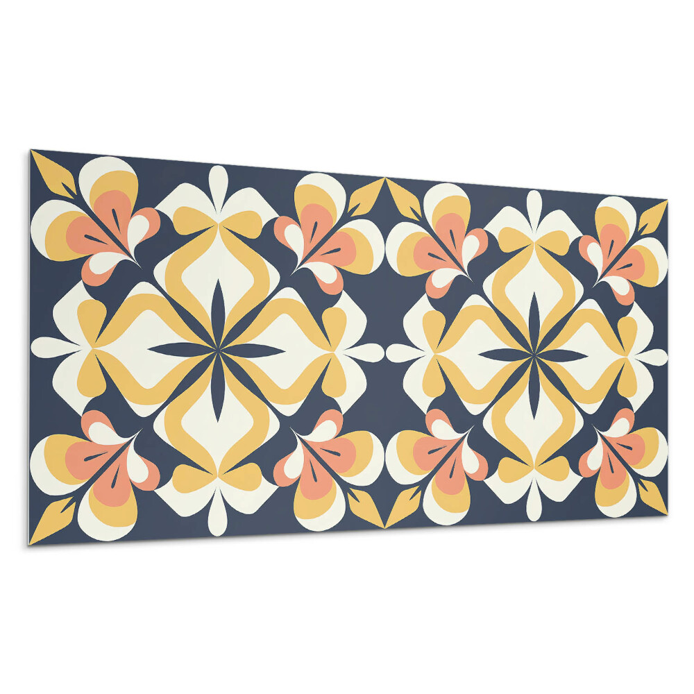 Nástenný panel PVC Geometrický kvetinový vzor