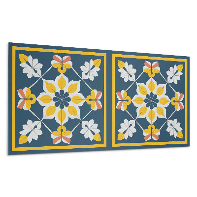 Stenový panel Kvetinový vzor v symetrii