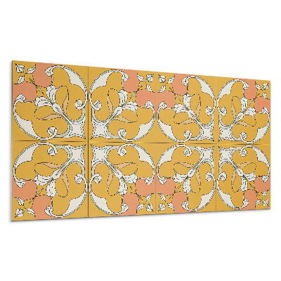 Obkladový panel na stenu Kvetinový vzor v symetrii